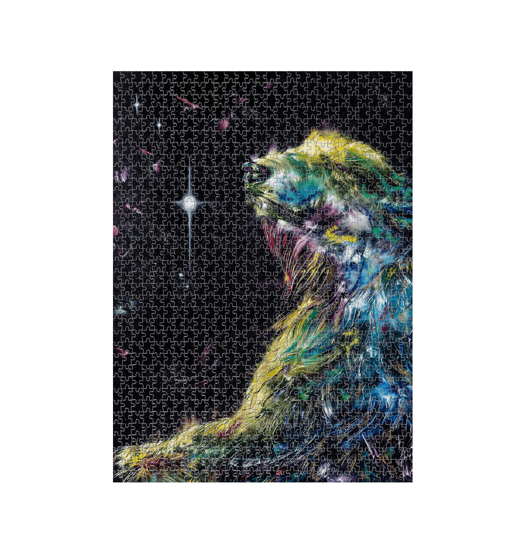 White Smoothly Chilled Jigsaw