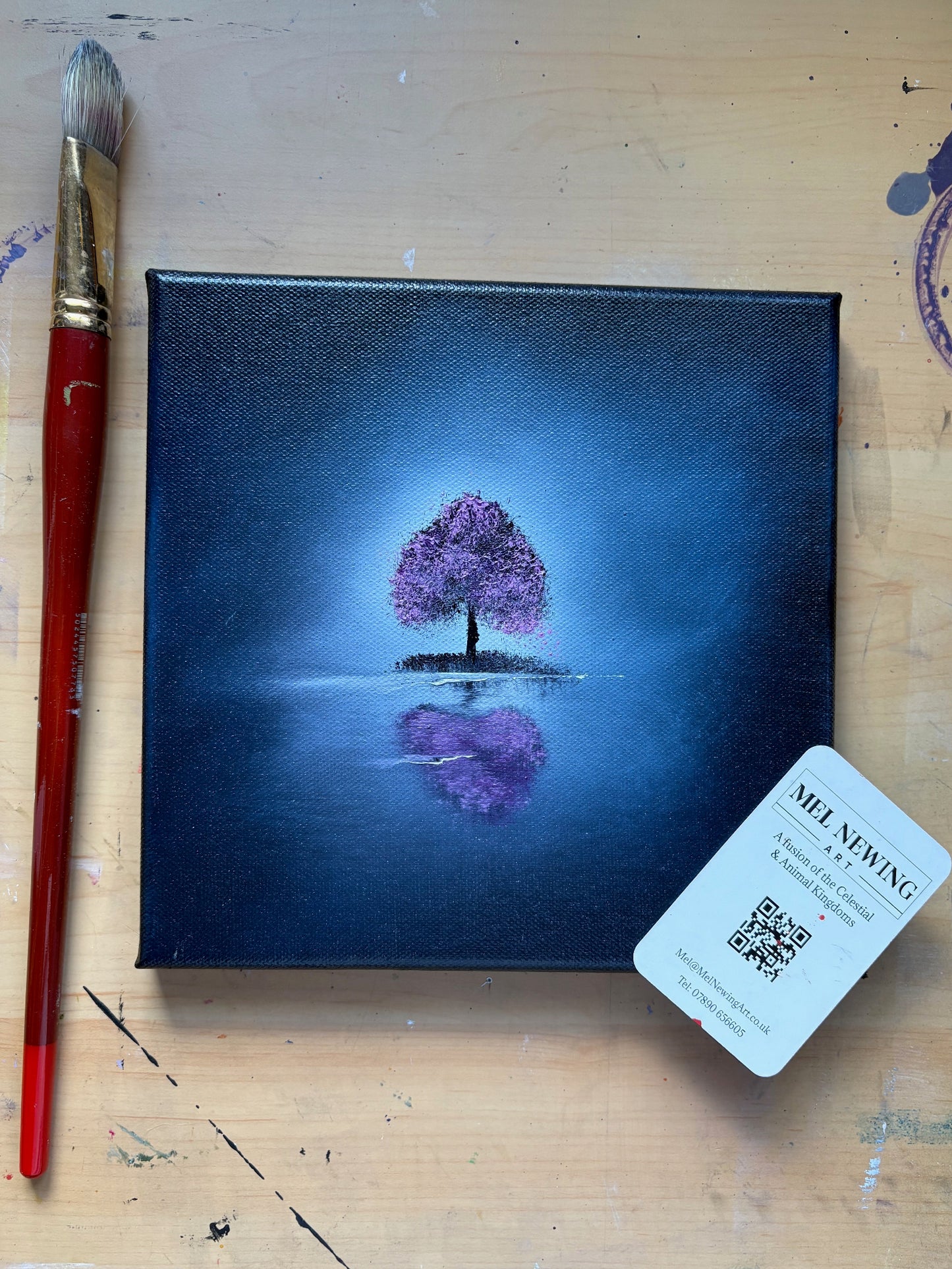 Tree Art. Purple.