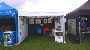 Gazebo at Weald Country Show, Festival of Dogs